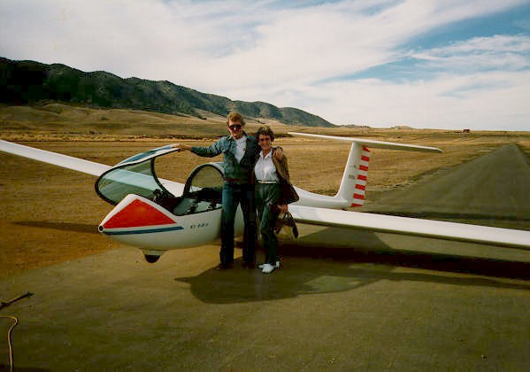 Ma and me in Tehachapi, CA - click to enlarge 599x420